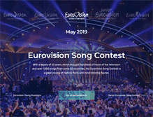 Tablet Screenshot of eurovisionfamily.tv